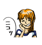 ゆる左手ONE PIECE（個別スタンプ：4）