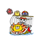 ひよこ×ONE PIECE（個別スタンプ：19）