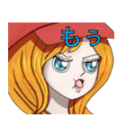 ONE PIECE 女性キャラ（全て）（個別スタンプ：4）