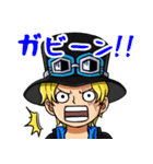 ONE PIECE サボの日常（個別スタンプ：3）