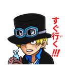 ONE PIECE サボの日常（個別スタンプ：8）