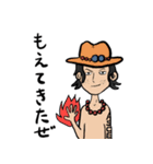 ONE PIECE シクラメン DEppa（個別スタンプ：2）