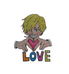 ONE PIECE k-chan スタンプ2（個別スタンプ：9）
