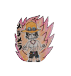 ONE PIECE k-chan スタンプ2（個別スタンプ：16）