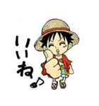 ONE PIECE ルフィいっぱいスタンプ（個別スタンプ：7）