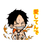 ONE PIECE スタンプ 関西風カニ玉味（個別スタンプ：33）