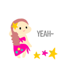 フラダンスガール（個別スタンプ：1）