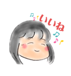 ☀️ほっこりかわいいみーちゃん☀️スタンプ（個別スタンプ：1）