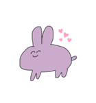 ウサギさんがいっぱい（個別スタンプ：7）