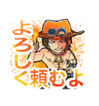 ONE PIECE アラバスタスタンプ（個別スタンプ：23）