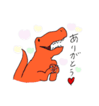 恐竜スタンプ 日本語（個別スタンプ：3）