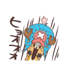 【ONE PIECE】with まるいやつら。（個別スタンプ：28）