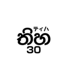 シンハラ語 数字（個別スタンプ：21）