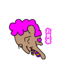 ミニアフロ男1（個別スタンプ：4）