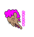 ミニアフロ男1（個別スタンプ：20）