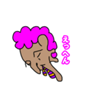 ミニアフロ男1（個別スタンプ：22）