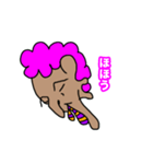 ミニアフロ男1（個別スタンプ：24）