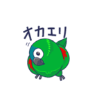 コミドリコンゴウインコの日常（個別スタンプ：24）