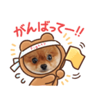 ポメりおちゃんのスタンプ（個別スタンプ：4）