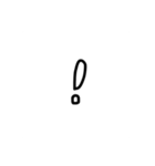 へたっぴ手書き文字。（個別スタンプ：23）