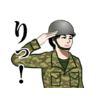 WAC-女性陸上自衛隊のLINEスタンプ（個別スタンプ：23）