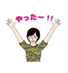 WAC-女性陸上自衛隊のLINEスタンプ（個別スタンプ：38）