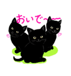 黒猫できる女のスタンプ（個別スタンプ：36）