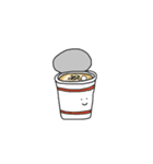 使えるゆるい食べ物たち。（個別スタンプ：1）