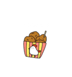 使えるゆるい食べ物たち。（個別スタンプ：21）