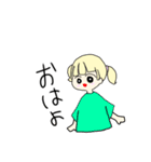 金色女子（個別スタンプ：9）