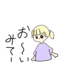 金色女子（個別スタンプ：16）