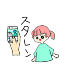 金色女子（個別スタンプ：22）