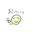 ゆるゆる顔さん（個別スタンプ：3）