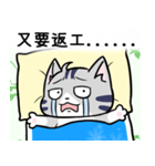 猫: リタルグレー #1（個別スタンプ：12）