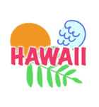 ハワイ語と英語のスタンプ（個別スタンプ：6）