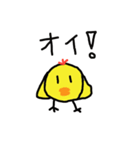 ただのひよこスタンプ（個別スタンプ：11）