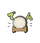 ゆるい太鼓スタンプ（個別スタンプ：5）
