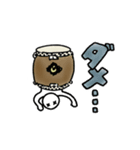 ゆるい太鼓スタンプ（個別スタンプ：8）