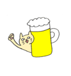 飲んべえの猫(普段)（個別スタンプ：35）