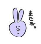パステルウサギ（個別スタンプ：6）