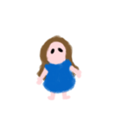 鏡の中のふわりちゃん（個別スタンプ：2）