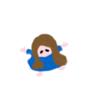 鏡の中のふわりちゃん（個別スタンプ：6）