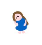 鏡の中のふわりちゃん（個別スタンプ：8）