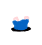 鏡の中のふわりちゃん（個別スタンプ：31）