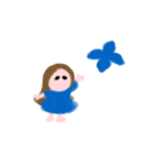 鏡の中のふわりちゃん（個別スタンプ：32）
