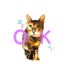 愛する猫たち ベンガル スコ エキゾチック（個別スタンプ：7）