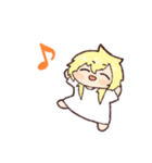 黄色くてっちっちゃい女（個別スタンプ：3）