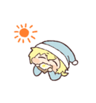 黄色くてっちっちゃい女（個別スタンプ：14）
