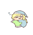 黄色くてっちっちゃい女（個別スタンプ：16）