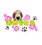 犬のじょんこ  家族との1年（個別スタンプ：24）